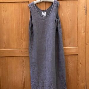 VINTAGE Flax Slipster Slick dress Sz L